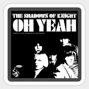 Oh Yeah Garage Rock Classic 1966 Sticker